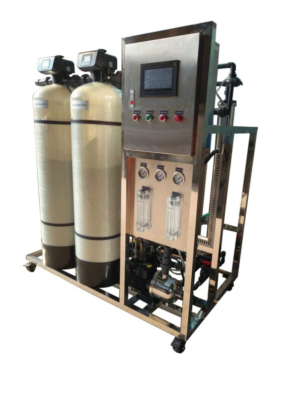 1000 LPH Industrial RO Water Purification System – Borehole & Well Water Reverse Osmosis Treatment