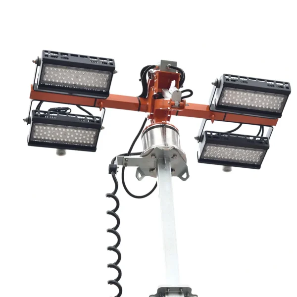 Portable 9M Solar Light Tower with Electric Lift
