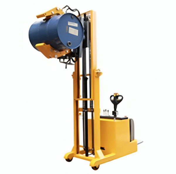 Buy Heavy-Duty Drum Lifter – Electric Stacker with Rotating Clamp for 200L Barrels