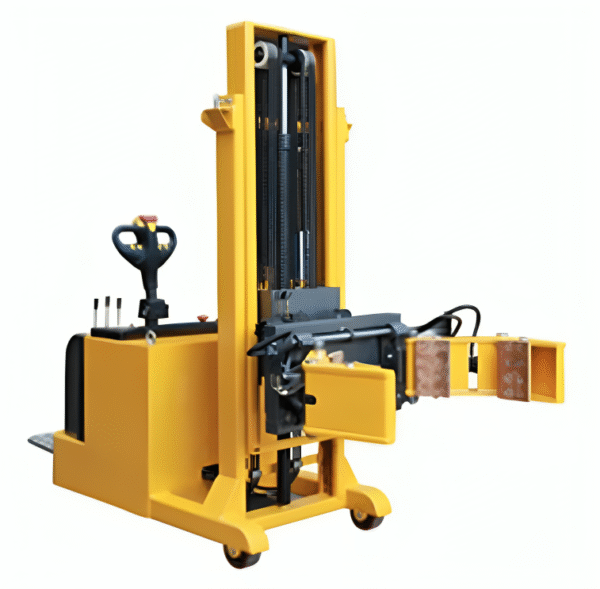 Electric Hydraulic Drum Stacker with 360° Rotating Clamp – Heavy-Duty Industrial Barrel Lifter