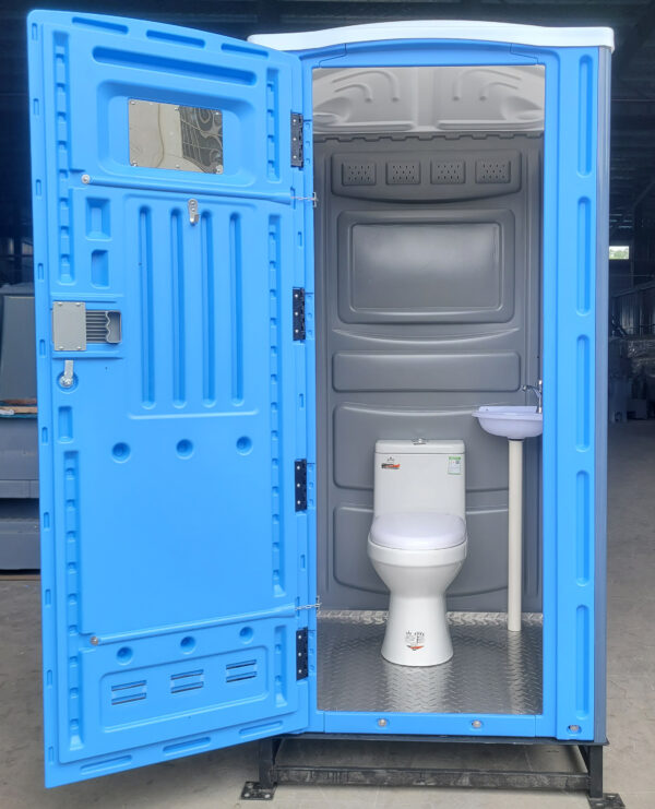 Eco-Friendly HDPE Portable Toilet – Prefab Mobile Restroom for Any Terrain