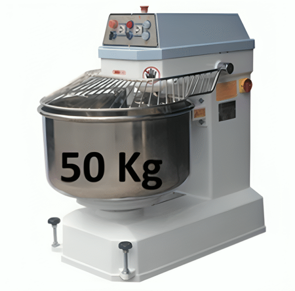 50kg Industrial Spiral Dough Mixer – Reversible Bowl, Heavy-Duty Design