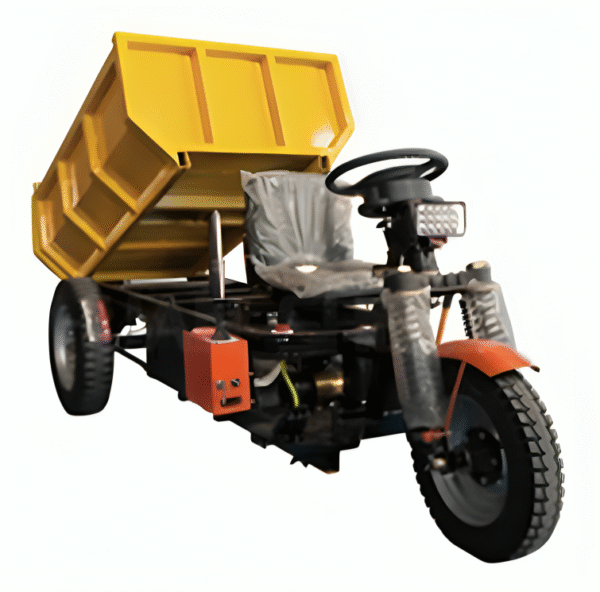 3-Wheel Electric Dumper – 1000kg Capacity for Farm, Factory, or Site Use