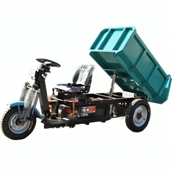 Electric Dump Tricycle 1000kg – Powerful 3-Wheel Tipper for Construction Sites