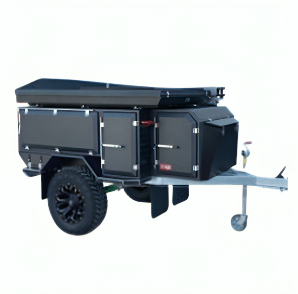 Hot Sale Off-Road Small Camping Trailer with External Shower Box