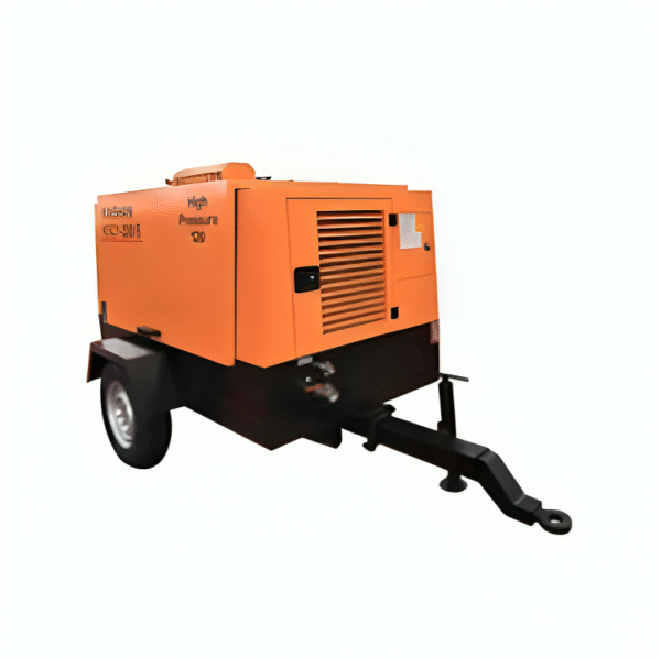 High-Capacity Mobile Diesel Screw Air Compressor  – Industrial-Grade & Portable
