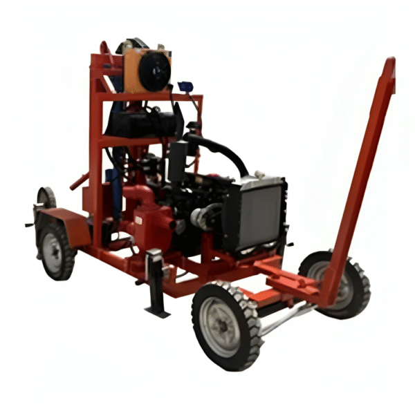 30m Mobile Water Well Drilling Rig – Wheeled & Portable for Field Use