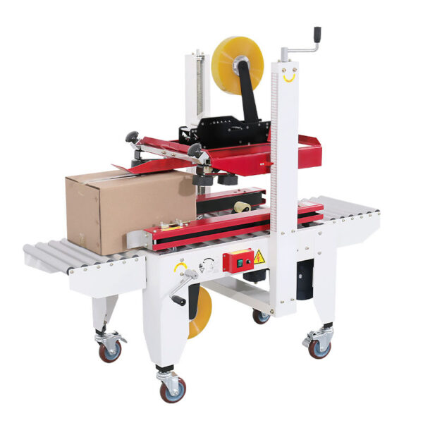 Automatic Flap Folding Carton Sealing Machine – Case Box Tape Sealer for Packaging Lines