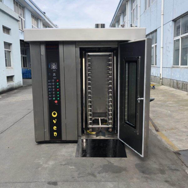 100kg/h Baking Capacity | Electric Commercial Rotary Oven – Industrial Bread, Pizza & Pastry Oven for Mid-Volume Production