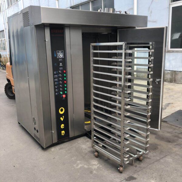 100kg/h Baking Capacity | Electric Commercial Rotary Oven – Industrial Bread, Pizza & Pastry Oven for Mid-Volume Production