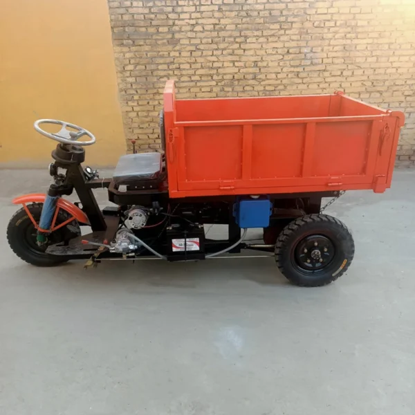 Mini Diesel Dump Tricycle for Farm & Construction Work
