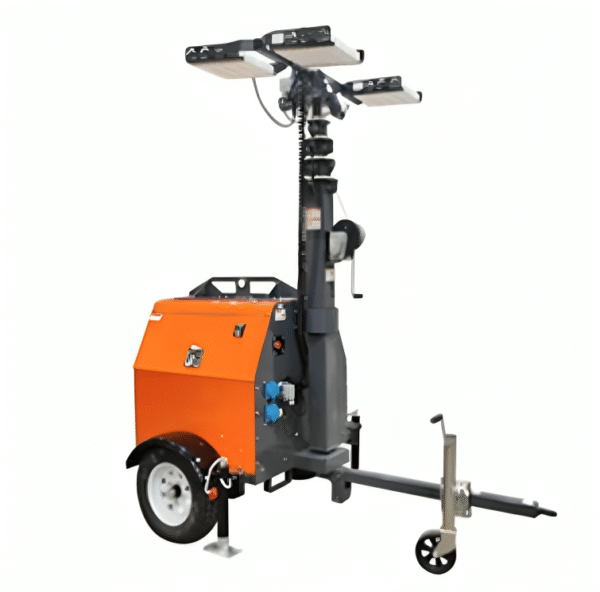 7M Diesel LED Light Tower – Mobile Trailer for Industrial Use