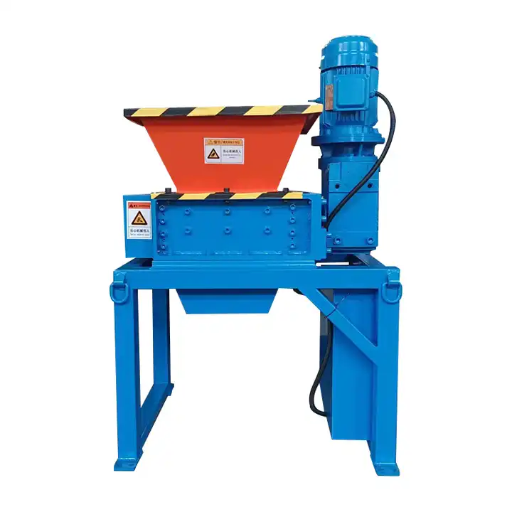 Small Home Use Metal Shredder Machine, Automatic Single Shaft Shredder ...