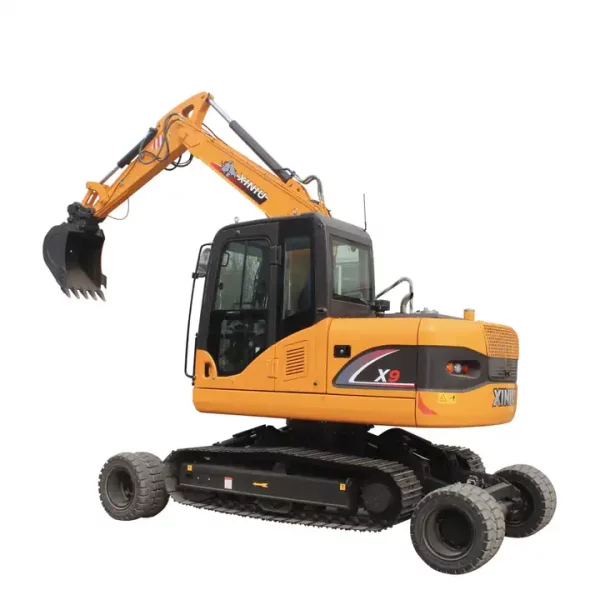 8 Ton Small Crawler and Wheel Driven Excavator – Xiniu X9