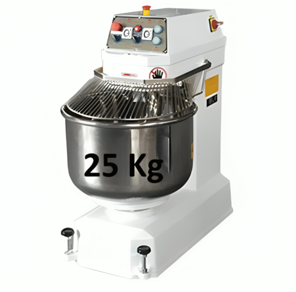 25kg Industrial Spiral Dough Mixer – Compact, Heavy-Duty, Reversible Bowl