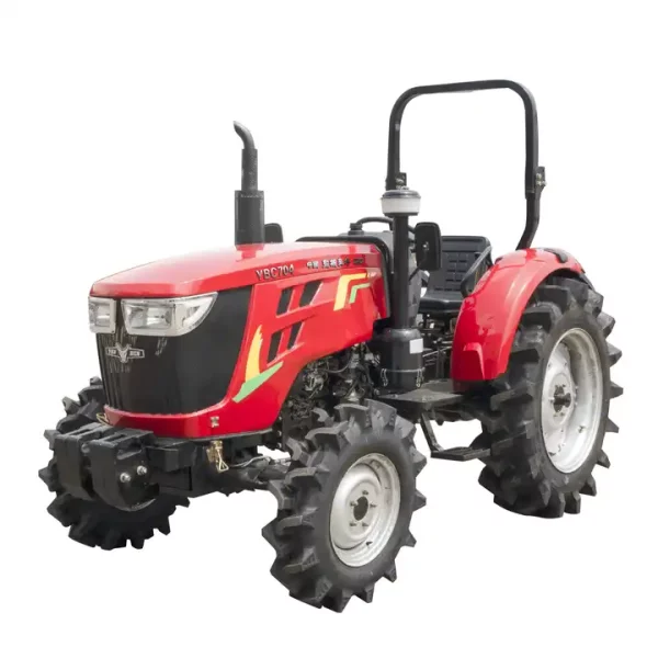 70HP Farm Tractor, 4 Wheel Drive Durable Farm Machinery-B704