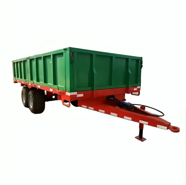 Hunan 801 – Hydraulic 10 ton Loading Capacity Farm Tipping Trailer.