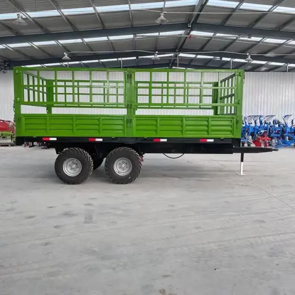 10 Ton Loading Capacity Farm Tipping Trailer with Hydraulic Lifter- Model Hunan 803