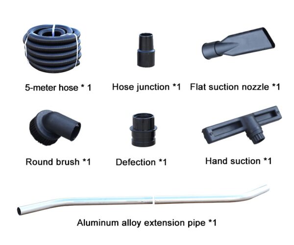 Heavy-Duty Industrial Vacuum Cleaner for Iron Filings, Glass, Steel Sand, Stone, Heavy Particles & Fine Dust