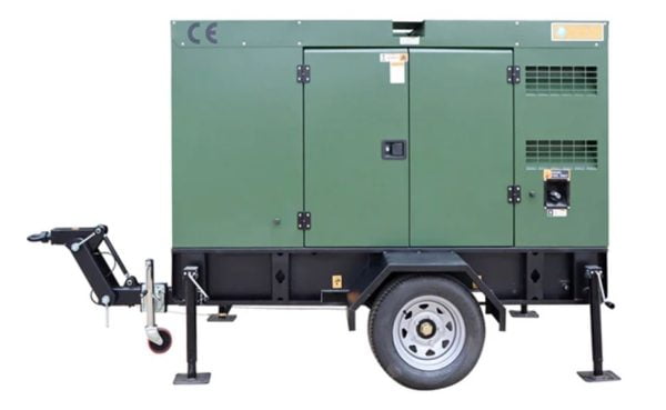 CUMMINS Engine Powered 50kVA Silent Diesel Generator – 3 phase With Trailer.