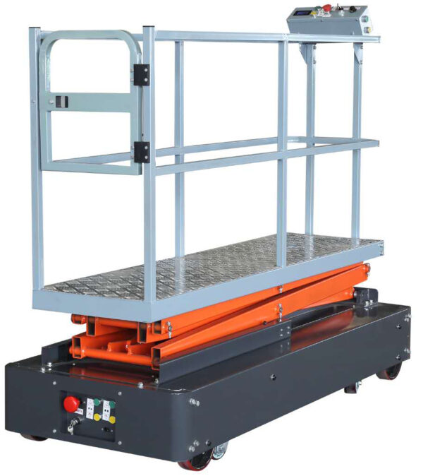 High-Quality Electric Pipe Rail Trolley Cart – Motorized Harvest Lift for Greenhouses and Nurseries