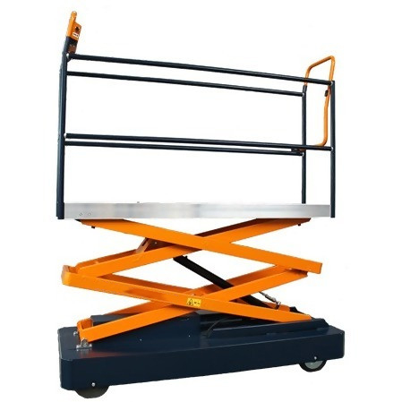 High-Quality Electric Pipe Rail Trolley Cart – Motorized Harvest Lift for Greenhouses and Nurseries