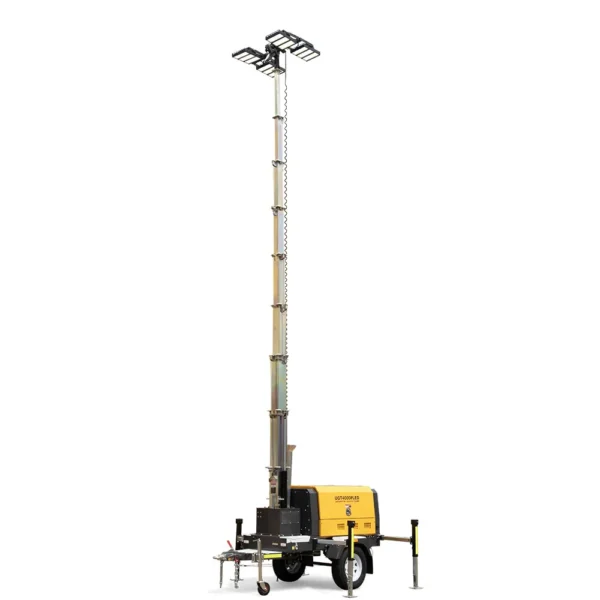Heavy Duty Mobile Generator Light Tower with LED Light Perkins Engine