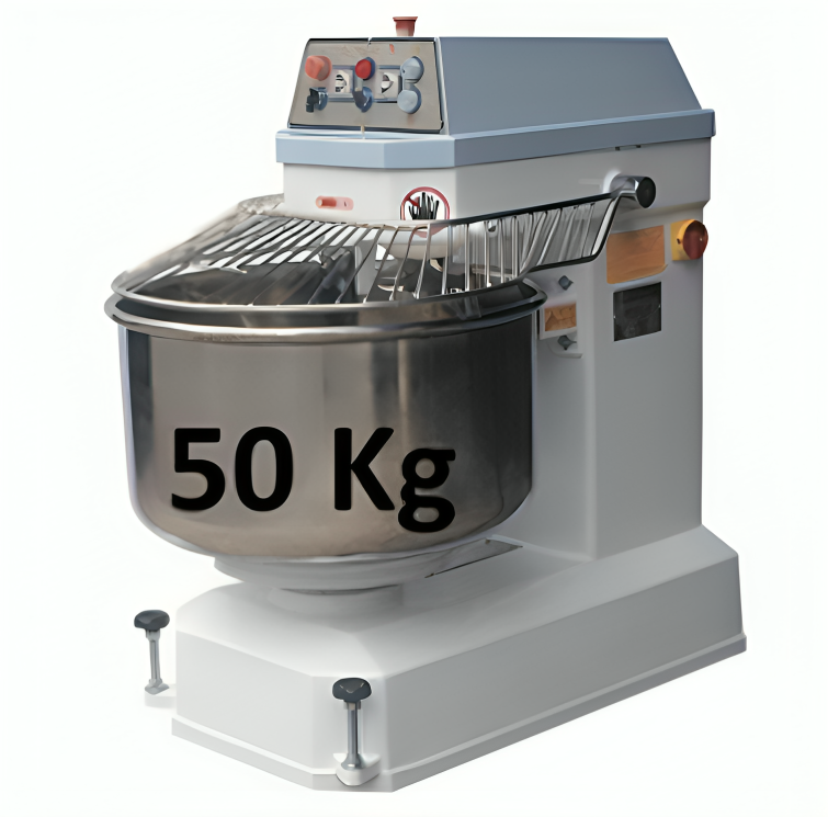 50kg Spiral Dough Mixer – High-Output Machine for Bread & Pizza Dough ...