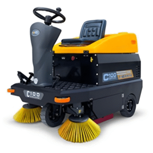 Walk behind & ride on sweeper