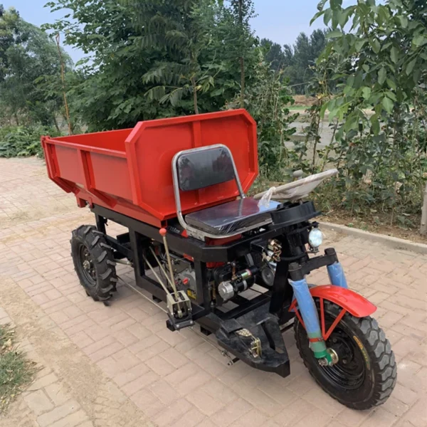 Mini Diesel Dump Tricycle for Farm & Construction Work