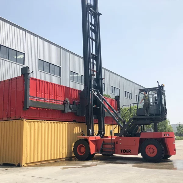 10 ton Container Handler Forklift Maximum Working Height 21700mm