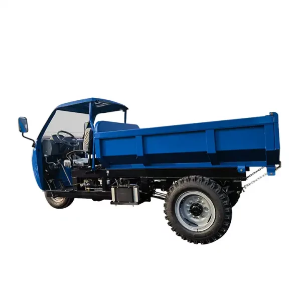 2 Ton Diesel Engine Tricycles Farm Dumper 1700kg Loading Capacity