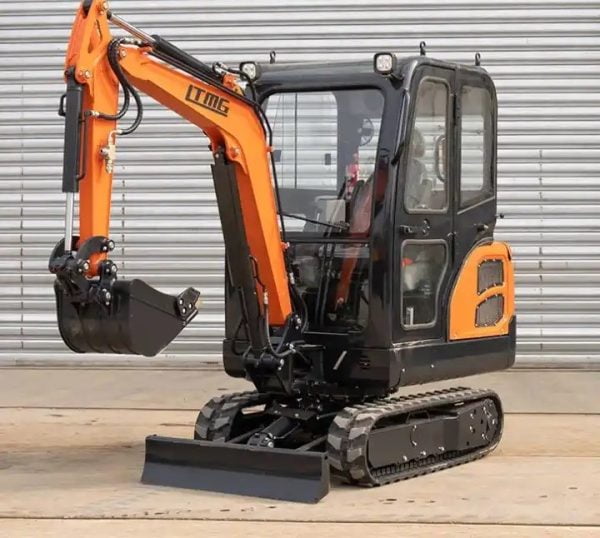 1.8 ton Excavator, 0.025(m³) Bucket Capacity, 7.5(Kn) Max Digging Force-Lte61-b4