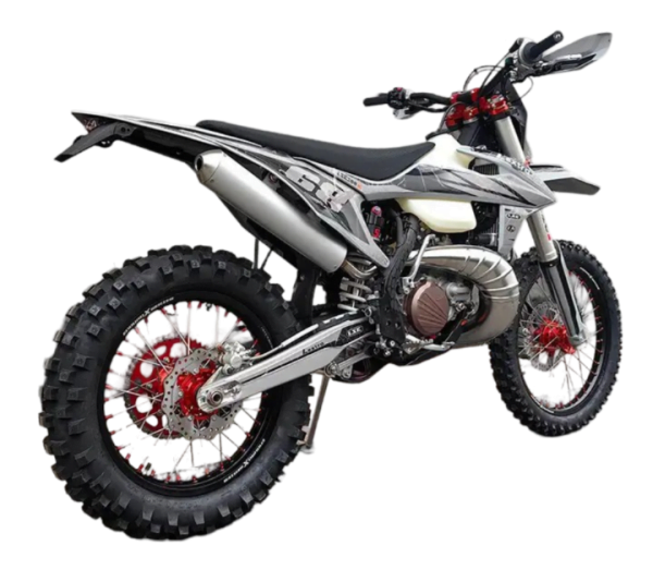 300cc Dirt Bike Single Cylinder 2 Stroke Water cooled Engine.