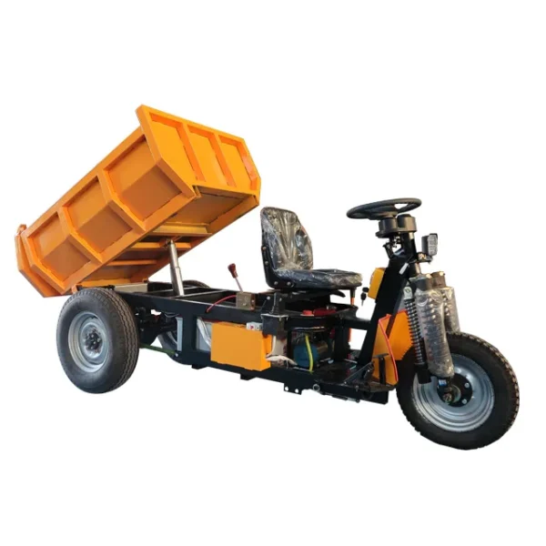 Electric Dump Tricycle 1000kg – Powerful 3-Wheel Tipper for Construction Sites