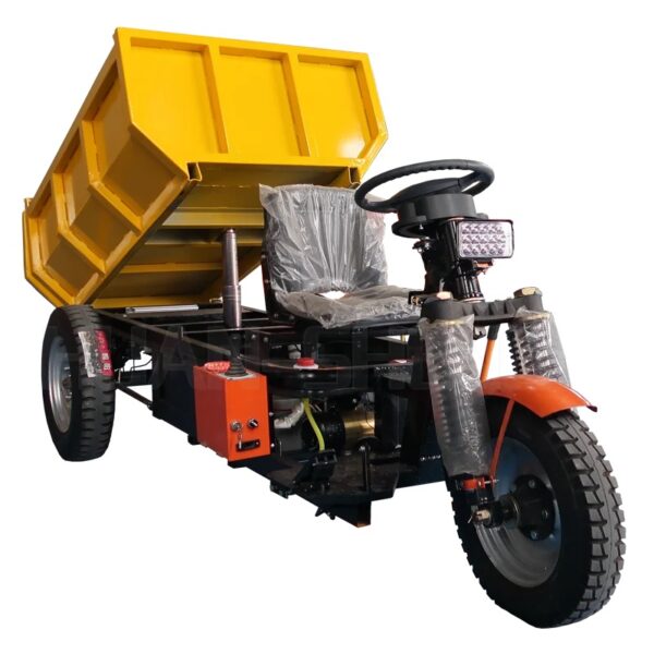 Electric Dump Tricycle 1000kg – Powerful 3-Wheel Tipper for Construction Sites