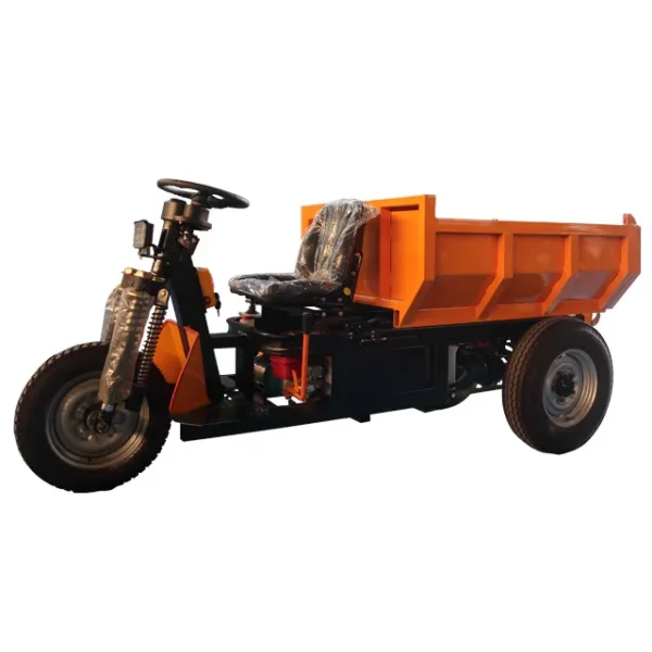 Electric Dump Tricycle 1000kg – Powerful 3-Wheel Tipper for Construction Sites