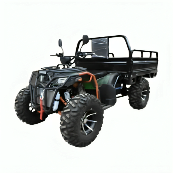 4×4 Utility Atv Cargo Farm Truck With Cargo And Hydraulic Lifter.