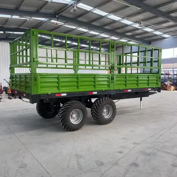 10 Ton Loading Capacity Farm Tipping Trailer with Hydraulic Lifter- Model Hunan 803