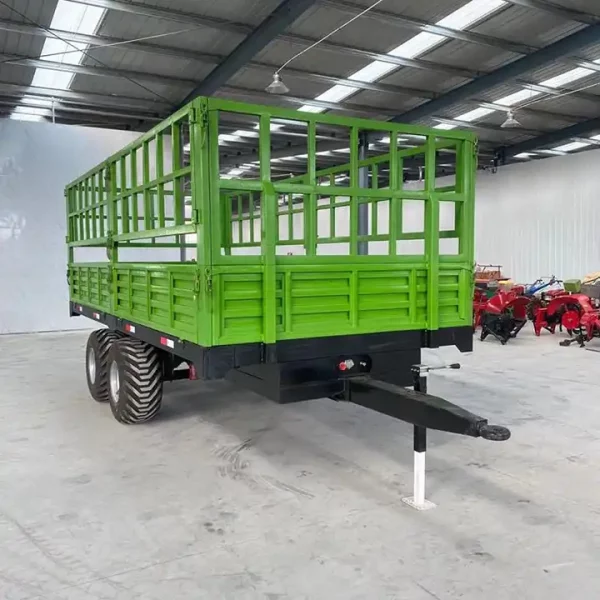 10 Ton Loading Capacity Farm Tipping Trailer with Hydraulic Lifter- Model Hunan 803