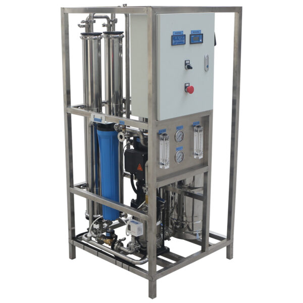 500 LPH Stainless Steel Alkaline RO Water Purifier – Industrial Reverse Osmosis Desalination System